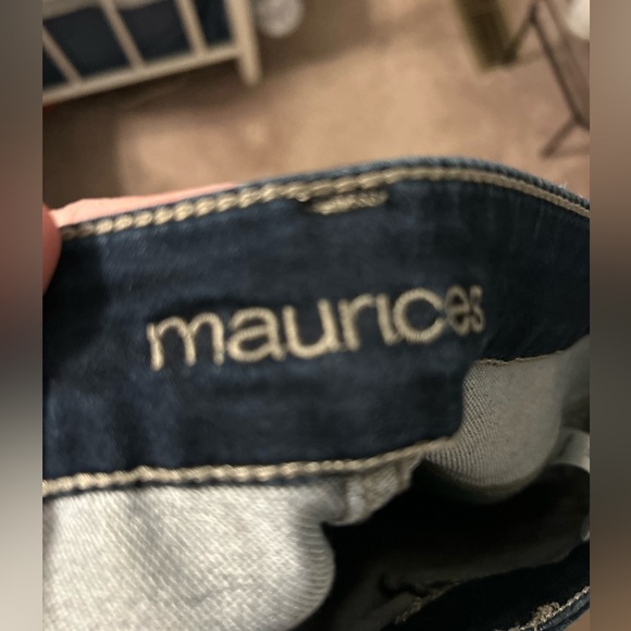 Maurices Plus Size Skinny Jeggings. Mid Rise Dark Wash Size XL Reg. - Picture 5 of 6